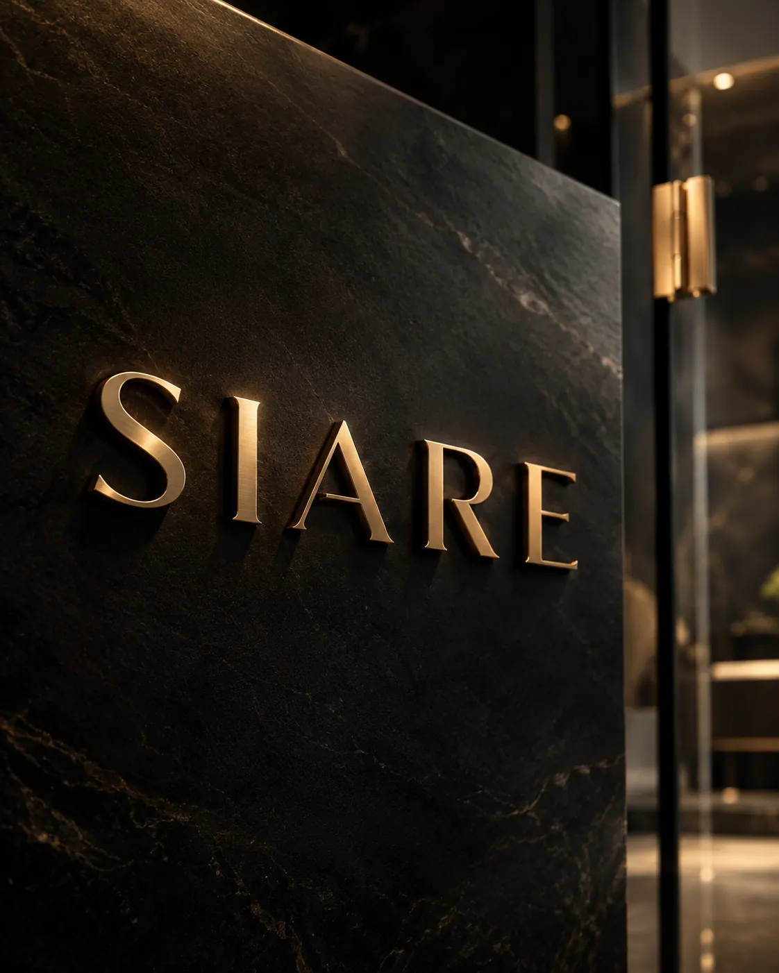 A refined modern bathroom featuring a SIARE shower enclosure